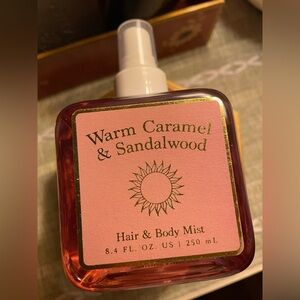 Warm Caramel & Sandalwood Hair & Body Mist